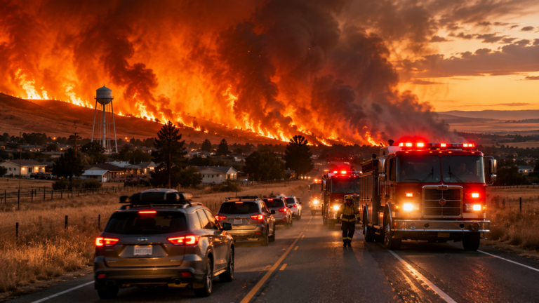 Alpaugh Fire Expands as Evacuation Warning Remains in Place in California’s Central Valley
